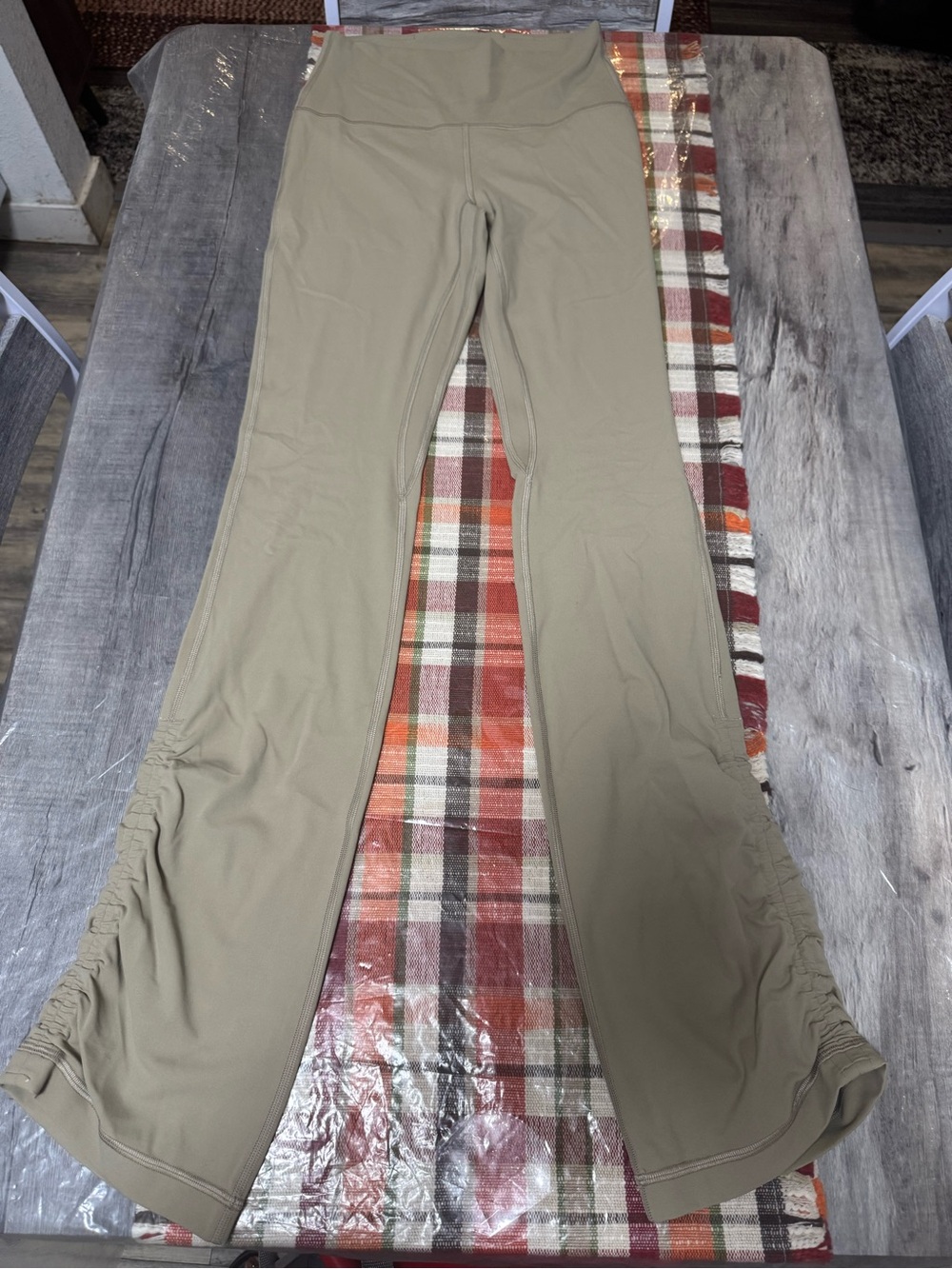 lululemon athletica Flare Yoga Pants in Taupe